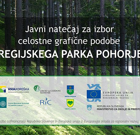 Javni natečaj za izbor celostne grafične podobe regijskega parka Pohorje v ustanavljanju