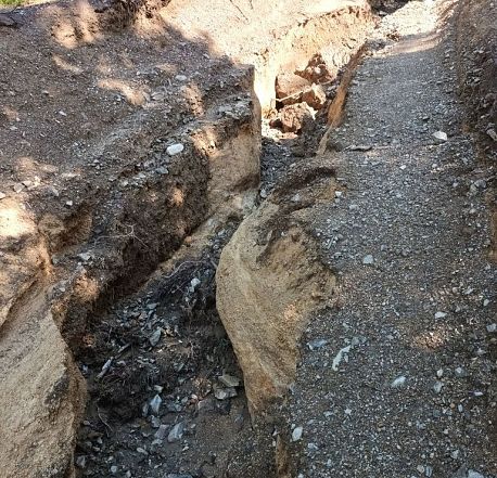 Sanacija gozdne vlake na trasi planinske poti Kope–Črni vrh, na odseku Otiše